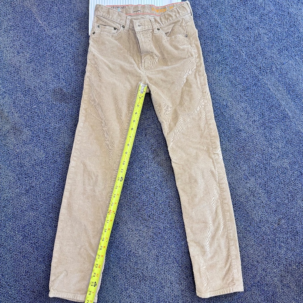 Crewcuts Stretch Corduroy Pants Khaki Boys size 12